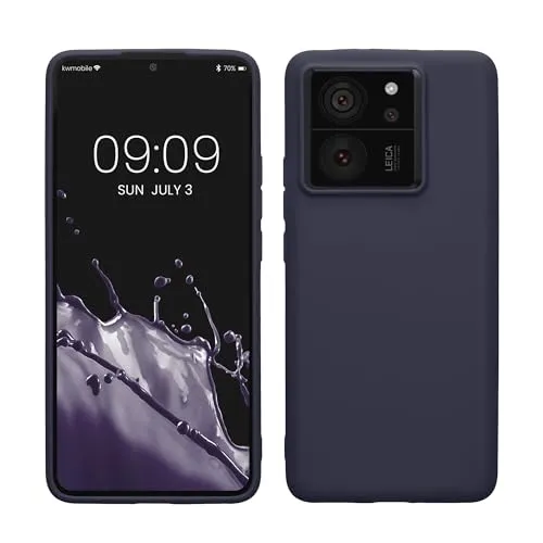kwmobile Handyhülle für Xiaomi 13T / 13T Pro Hülle - TPU Case - Kabelloses Laden - Schutzhülle Cover in Deep Ocean