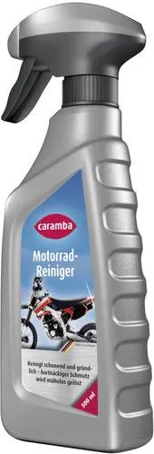 Caramba 690005 Motorradreiniger 500ml - Effektive Motorradpflege - Autopflege & Motorradpflege - Reinigt schonend, löst angetrockneten Schmutz und befreit von Ölen und Fetten, ohne Materialien anzugreifen.