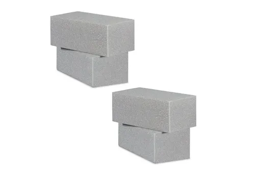 relaxdays Schaumgummi 24 x Steckschaum für Trockenblumen