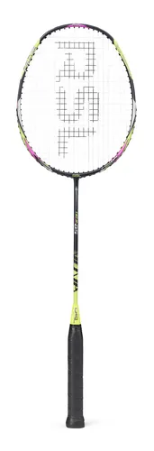 RSL Badmintonschläger Nova 05 mit Ashaway Besaitung - Badmintonschläger aus 100% Carbon/Graphit, ideal für Einsteiger und Fortgeschrittene, mit einem großen Sweetspot und hochwertiger Besaitung für ein einzigartiges Schlaggefühl.