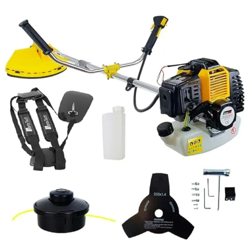 Gardetech Rasentrimmer 3 PS Benzin | Profi-Motorsense für jeden Garten - Rasentrimmer & Motorsensen mit 3 PS starkem Motor, ideal für effizientes Mähen und anspruchsvolle Gartenarbeiten. Leicht und komfortabel, ausgestattet mit Antivibrationssystem und universellen Aufsätzen.