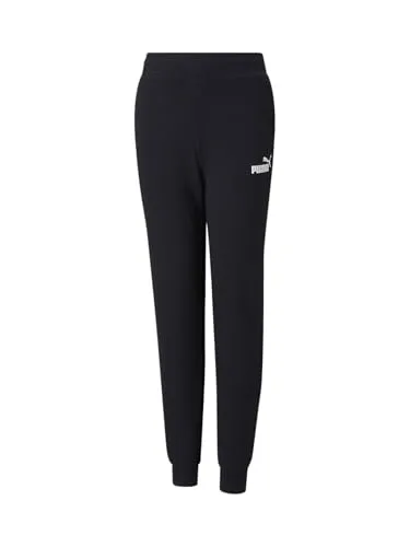 PUMA Mädchen Trainingshose ESS Sweatpants TR 587037 schwarz 140 - Trainingsbekleidung für Mädchen, aus hochwertiger Baumwolle und Polyester, bequem im Regular Fit für optimale Bewegungsfreiheit.