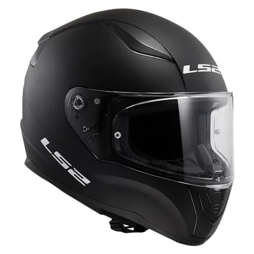 LS2 RAPID II Integralhelm Motorrad, Mattschwarz XXL von LS2