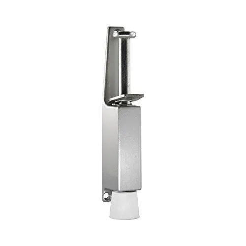 Türfeststeller Hub 30 mm, Höhe 165 mm, silber