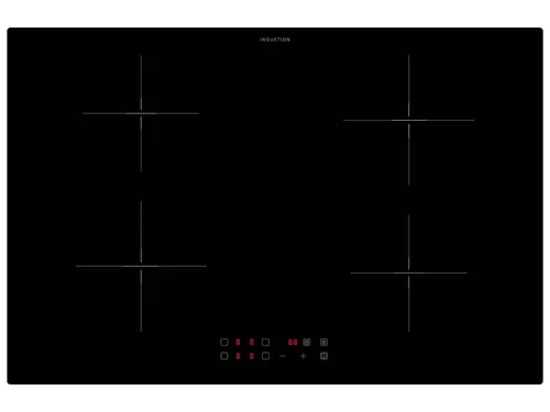 Oranier KFI980 Induktionskochfeld autark - Kochfelder mit 78 cm Breite, Touch-Control für komfortable Steuerung und Kindersicherung für mehr Sicherheit in der Küche.