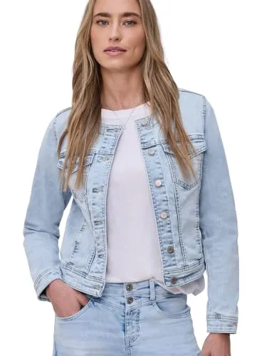 Street One Damen Jeansjacke mit Brusttaschen und Knöpfen