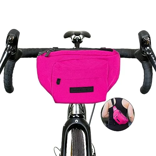 Fahrradtaschen Pink von Bomence