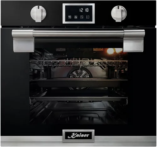 Einbau Backofen 60 cm, Pyrolyse, 11 Funktionen Kaiser EH 6338 S, Bratautomatik