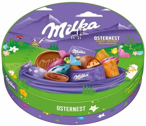 Milka Osternest Schokolade Eier Ostereier Mischung Osterrn 198g