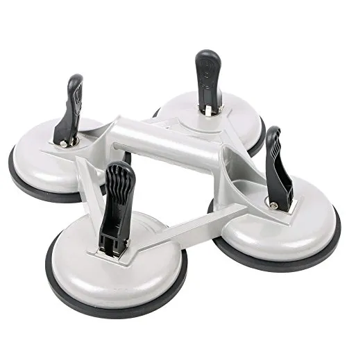 Pro Plus Saugheber Aluminium mit 4 Saugnäpfen bis 180 Kg Tragkraft