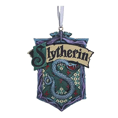 Nemesis Now Harry Potter Slytherin Wappen zum Aufhängen, 8 cm, Grün