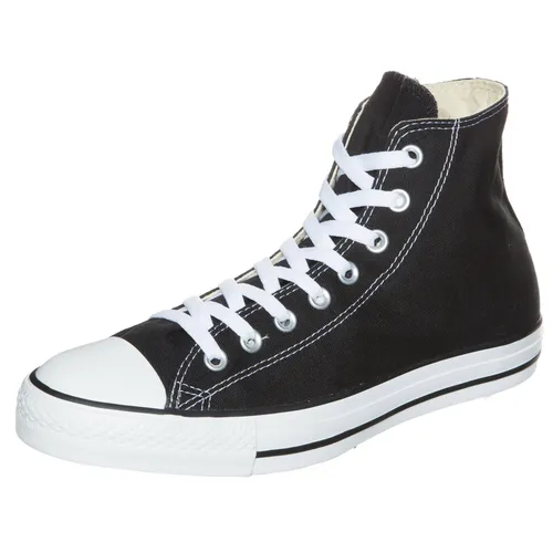 CONVERSE Chuck Taylor All Star Hi Sneaker Damen - Klassischer Stil in Schwarz, Größe 39 1/2 - Schuhe: Der Großvater aller Sneaker mit zeitlosem Design aus Textil und robuster Gummisohle - perfekt für jeden Anlass.