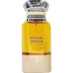 Maison Alhambra Sensual Vanilla EDP für Frauen 2.7 Fl Oz - Eau de Parfum mit orientalisch-vanilliger Duftnote, ideal für luxuriöse Momente. Erlebe die verführerische Kombination aus Bittermandel, Vanille und Sandelholz.