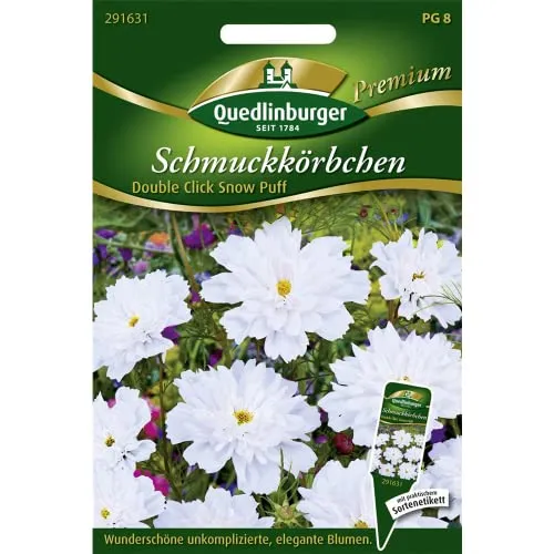 Quedlinburger Schmuckkörbchen Double Click Snow Puff,1 Portion