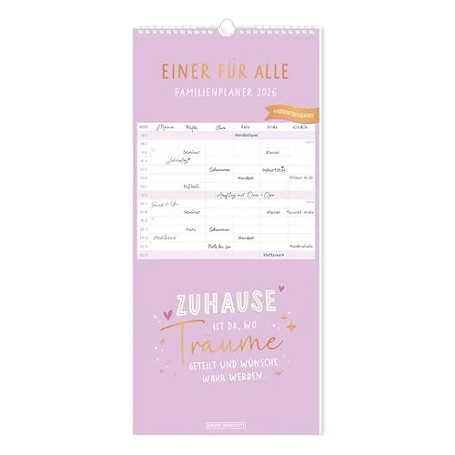 Familienplaner 2026 Einer für alle: Familienplaner