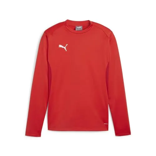 PUMA teamGOAL Training Sweatshirt Herren - Atmungsaktives Sweatshirt aus 100% Polyester mit schweißableitender dryCELL-Technologie und Mesh-Einsätzen für optimale Belüftung – perfekt für sportliche Aktivitäten.