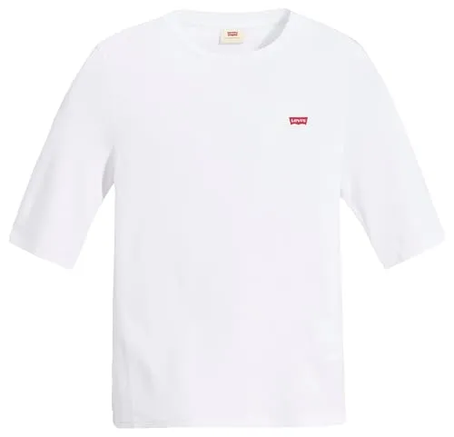 Levi's® T-Shirt LUCA SLIM TEE - Slim Fit in Weiß - Rundhalsshirt im Slim Fit mit pflegeleichtem Jersey-Material, ideal für einen lässigen Look und perfekten Tragekomfort.