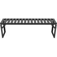 Alu-Tischaufsatz Schwarz 121 cm x 28 cm x 39 cm - Gewächshaus-Zubehör für mehr Platz auf Ihrem Arbeitstisch, stabiler Stand und passend zu Vitavia Gewächshäusern, ideal für Pflanzen und Utensilien.