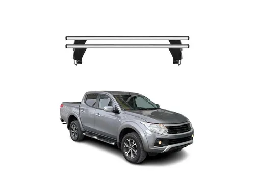 Menabo Dachträger für Fiat Fullback 2016-2019 – 50kg Aluminium Silber - Hochwertiger Dachträger für Fiat Fullback, leicht und abnehmbar, mit professionellem Schloss für einfache Installation und maximale Sicherheit.