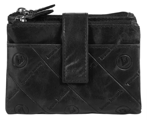 bruno banani Geldbörse Echt Leder Damen - Stilvolles Portemonnaie mit optimaler Fächeraufteilung - Damen-Geldbörsen aus hochwertigem Rindleder mit eleganter Logoprägung, ideal für eine übersichtliche Aufbewahrung von Bargeld und Karten.