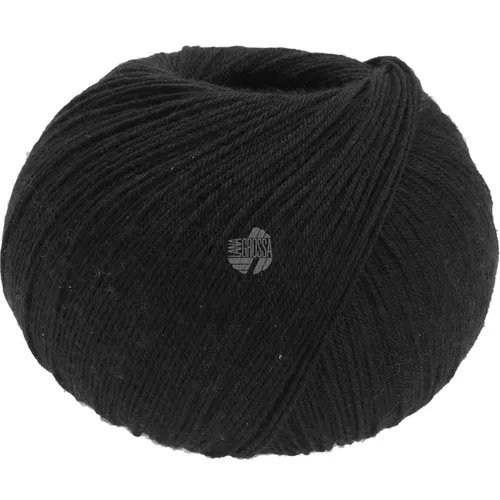 LANA GROSSA MEILENWEIT 100 SETA Strickgarn Wolle (16 - Schwarz)