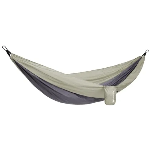 Heber Peak – NookHe. Hammok Single Hängematte Outdoor 260x140cm – Leichte Hammock für 1 P., 180kg Tragkraft, 540g Gewicht – Mit Karabinern & Packsack - Für Camping, Reisen, Bikepacking