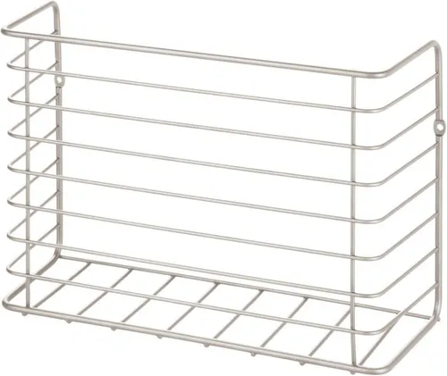 mDesign Aufbewahrungssystem mDesign Hängekorb Gitterbox Aufbewahrung Organizer Schrankkorb Metal