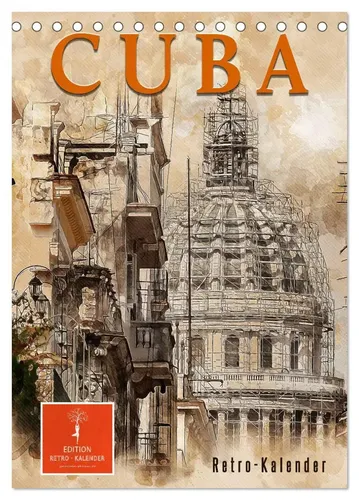 Peter Roder | Cuba Retro Kalender (Tischkalender 2026 DIN A5 hoch), CALVENDO...