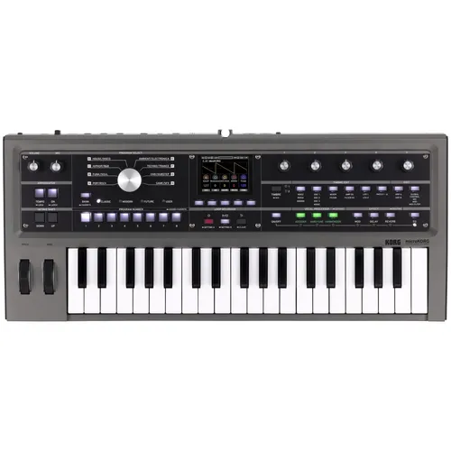 KORG microKORG2 MK-2 MWH MBK Synthesizer - 37-Tasten Keyboard Synthesizer mit Analog Modeling, Modulationsrad und integrierten Effekten - ideal für kreative Musiker und Klangliebhaber.