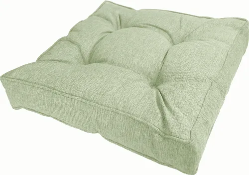 POKAR Loungekissen Sitzkissen Sitzauflagen Stuhl Stuhlkissen für Stuhl, Farbe:Grün, Size:Sitzkissen 50x50