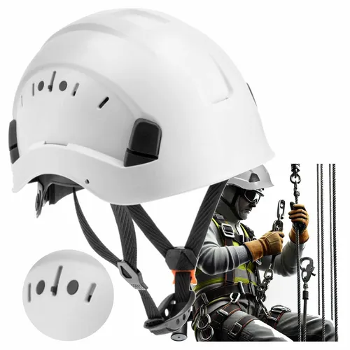 Höhenhelm HT5K197 DIEMEL mit geschlossener Belüftung - Schutzhelm für Bauarbeiten, bietet optimalen Schutz mit 6-Punkt Helmaufhängung und geschlossener Belüftung für mehr Sicherheit und Komfort.