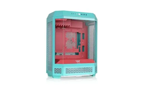 Thermaltake The Tower 600 Mint Strawberry - stylisches PC-Gehäuse - PC-Gehäuse mit einzigartigem Mint Strawberry Design, bietet optimale Kühlung und Platz für leistungsstarke Komponenten.
