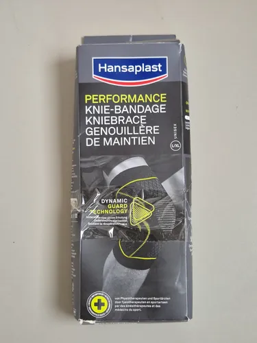 Hansaplast Knie-Bandage Größe L XL - rezeptfrei, optimale Unterstützung für schmerzfreies Bewegen