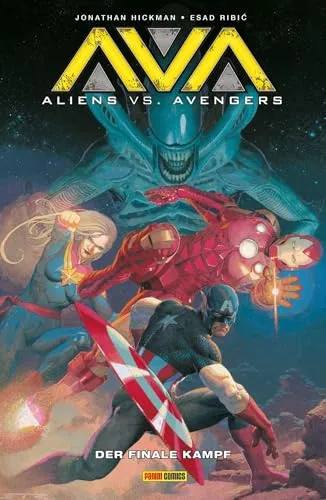 Aliens vs. Avengers: Der finale Kampf - Spannendes Buch über den ultimativen Konflikt zwischen Aliens und Avengers. Erlebe actionreiche Abenteuer und unerwartete Wendungen in dieser fesselnden Geschichte.