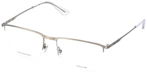 POLICE Herren VPLG75 Sonnenbrille, SHINY CAMEL WITH SANDBLASTED-MATT-SATIN, 55