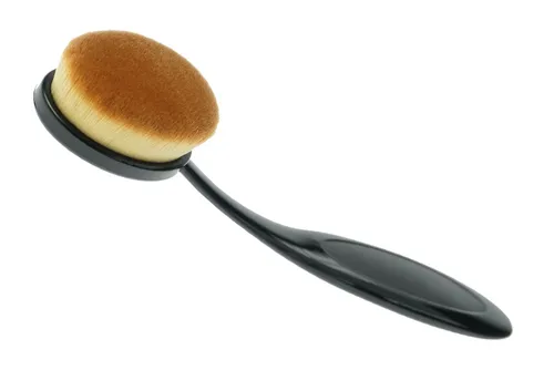 Fantasia Beauty Foundationpinsel Make-up Bürste, Kopf oval groß, Länge: 16 cm, 1 tlg., Superdichtes, weiches Synthetik-Haar, Vegan