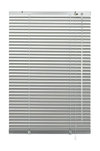 Gardinia Aluminium Jalousie 25 mm, Silber, 140 cm x 240 cm von GARDINIA