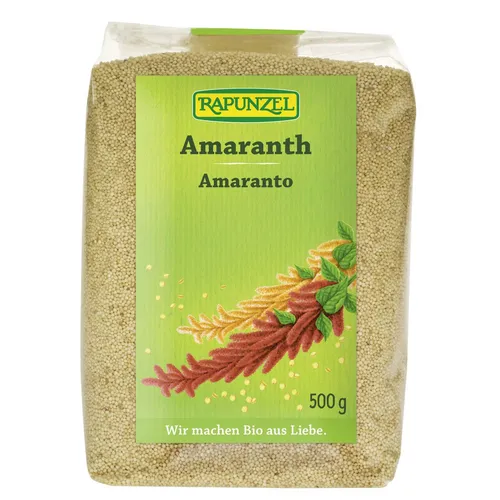 RAPUNZEL Bio Amaranth 500 g - Getreide, reich an Proteinen und ideal für gesunde Ernährung. Perfekt für vielseitige Gerichte und als glutenfreie Alternative.