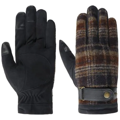 Stetson Oakdale Lederhandschuhe Herren Dunkelblau
