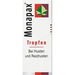 Monapax Tropfen - bei Husten - Homöopathisches Arzneimittel zur Linderung von Husten, besonders nächtlichem Krampfhusten. Wirkt mit natürlichen Inhaltsstoffen und ist gut verträglich für die ganze Familie.