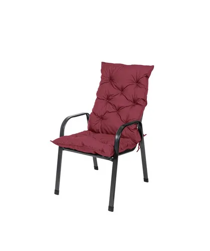 TexDeko Hochlehnerauflage TexDeko Garden in rot von TexDeko