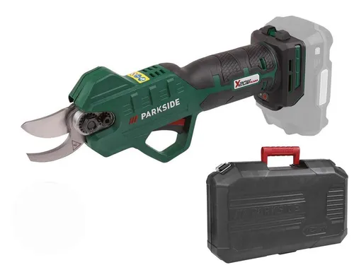 Parkside Akku-Astschere PAAS 20-Li - Astschere für kraftvolles Schneiden von Ästen bis 28 mm in Weichholz, ideal für die Gartenpflege. Ergonomischer Griff und langlebiges Getriebe sorgen für komfortables Arbeiten.