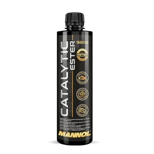 SCT - MANNOL Catalytic Ester (450 ml) Kraftstoffadditiv - Hochwirksames Additiv für Benzin- und Hybridmotoren, reinigt Katalysatoren ohne Ausbau und optimiert die Funktion von Lambdasonden. Ideal für weniger Ablagerungen und besseren Motorlauf.