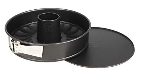 Dr. Oetker Springform Ø 26 cm mit Flach- und Rohrboden - Hochwertige Springform aus Stahl mit Antihaftbeschichtung für müheloses Backen und leichte Reinigung. Ideal für perfekte Kuchen und Torten, hitzebeständig bis 230°C.