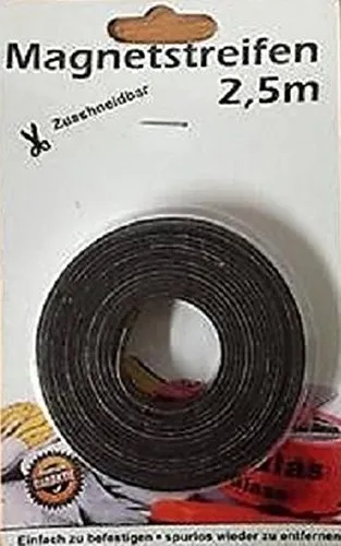 Produktbild Magnetstreifen 2,5 m selbstklebender Magnet Magnetband Klebestreifen