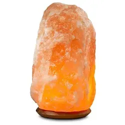 HIMALAYA SALT DREAMS Salzkristall-Tischlampe - Handgefertigte Tischlampe aus einzigartigem Salzkristall, ca. 25-30 kg, mit wechselbarem Warmweiß-Leuchtmittel für eine gemütliche Atmosphäre.