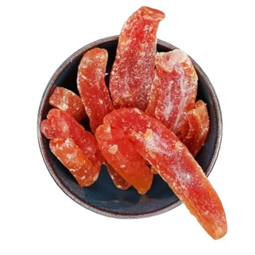 Frucht Papaya kandiert 500 g I Trockenobst für Müsli I Exotische Trockenfrüchte ohne Zusätze I Feinkost - kandierte Früchte zum Backen I Fruchtsnack Müslizusatz 1001