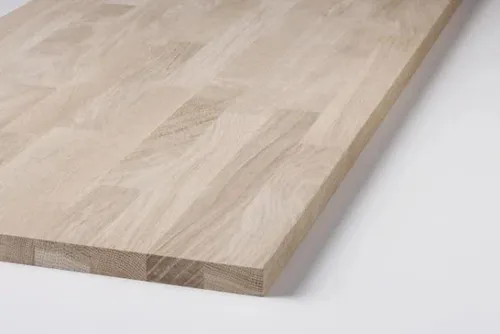 Leimholzplatte Eiche natur 80 x 40 cm 18 mm - Hochwertige Leimholzplatte aus Eiche, ideal für Möbelbau. Mit natürlicher Optik und stabiler Bauweise eignet sie sich perfekt für kreative Projekte im Innenbereich.