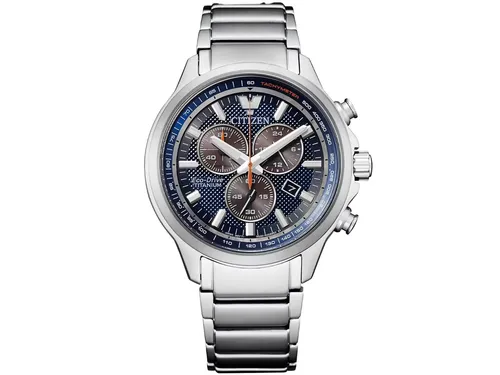 Citizen AT2470-85L Super-Titanium Eco-Drive Solar Chronograph 43mm 10ATM NEU OVP