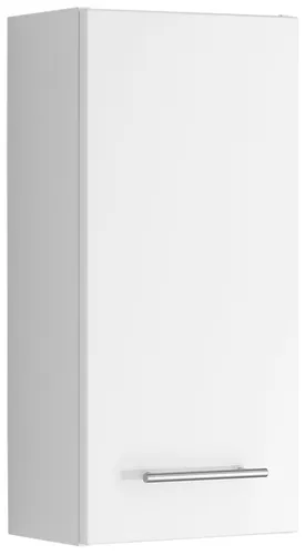 Held Möbel Hängeschrank Porta 30 cm in Hochglanz Weiß - Badezimmerschrank mit modernem Design, ideal für kleine Räume. Der Hängeschrank bietet praktischen Stauraum und verleiht Ihrem Badezimmer einen eleganten Look.